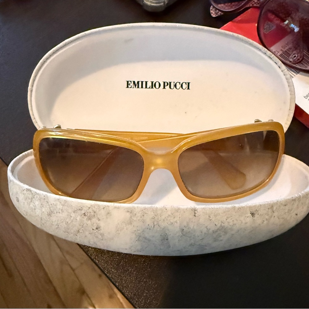 Emilio Pucci Women's Sunglasses in Gold